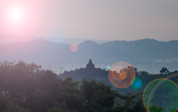 borobudur sunrise in yogyakarta